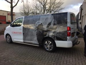 Cimarron Peugot Expert Autobelettering Eindhoven