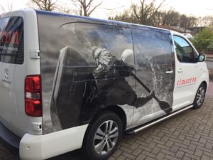 Cimarron Peugot Expert Autobelettering Eindhoven