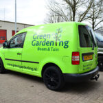 Bestelauto belettering Green Gardening