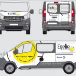 Busbelettering Egelie Fiat Talento