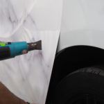 marmer car wrap door Autobelettering-Eindhoven