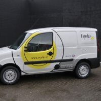 Bestelauto belettering Egelie electrotechniek