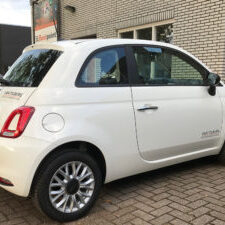 Autobelettering op Fiat 500